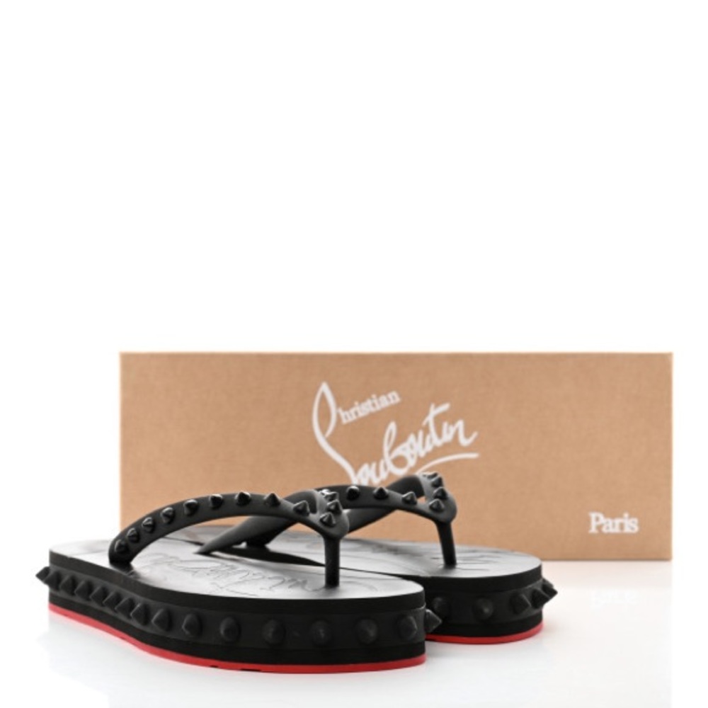BNIB Christian Louboutin flip-flops